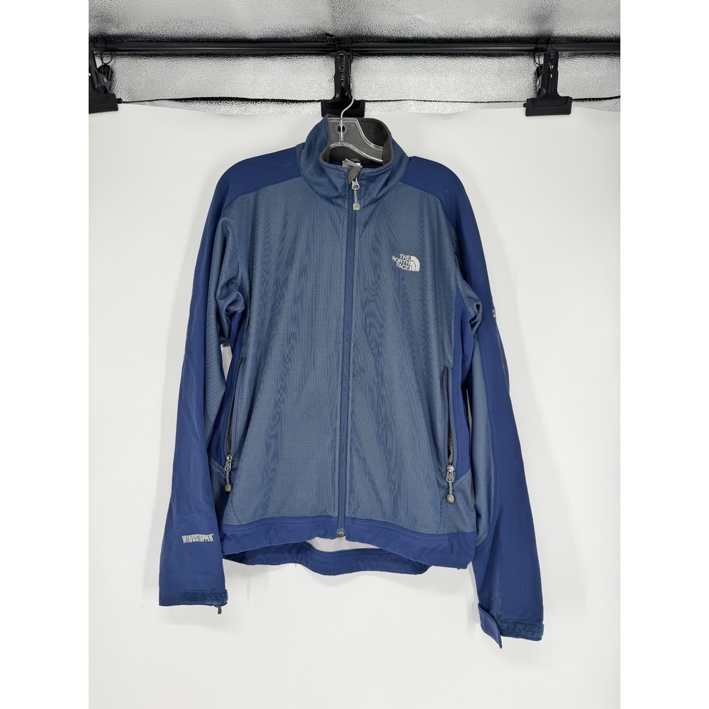The North Face Flight Series Windstopper Jacket Mens Medium Blue Windbreaker